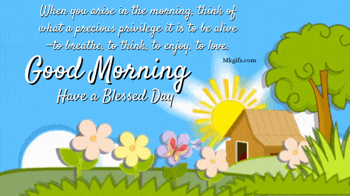 Animated Good Morning Blessings GIF Images To Share - Mk 