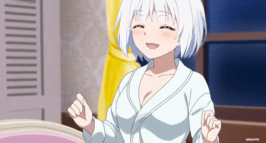 Cute Anime Vanitas Happy Blushing GIF | GIFDB.com