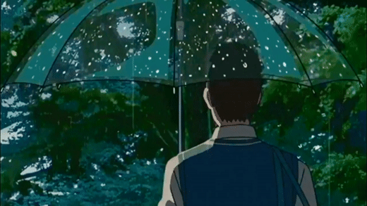 Anime girl lonely rain GIF on GIFER - by Bragrinn