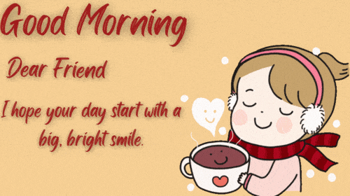Best Good Morning Friend GIF Images - Mk 