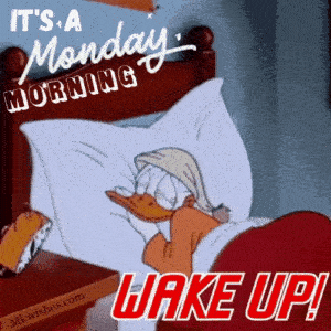 It's a Monday GIF Good Morning