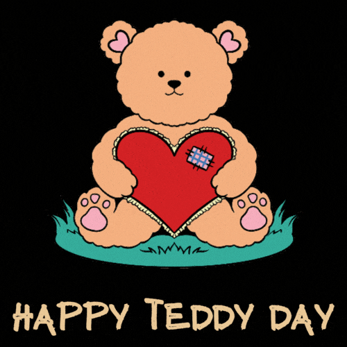 Cute Happy Teddy Day GIF Images - Mk 