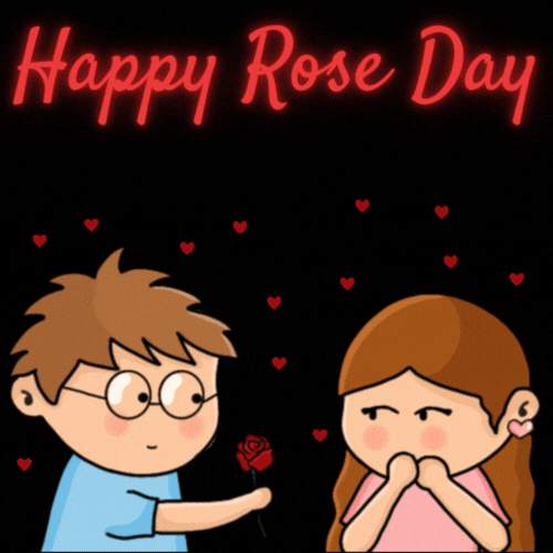Romantic Happy Rose Day GIF Images - Mk 