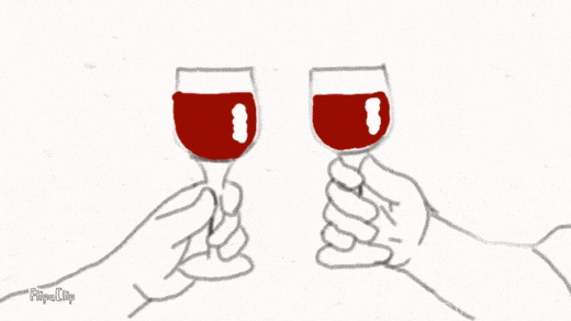Drinking Wine GIF