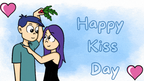 Happy Kiss Day GIF