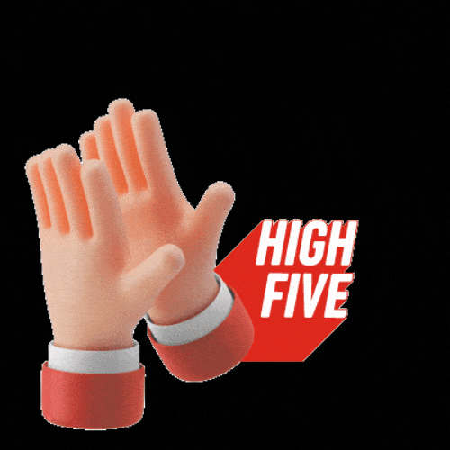 High Fives GIF