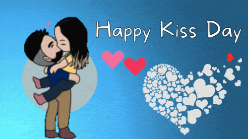 Romantic Happy Kiss Day GIF Images - Mk 
