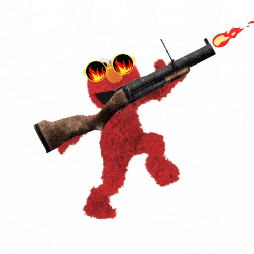 Elmo gif gun