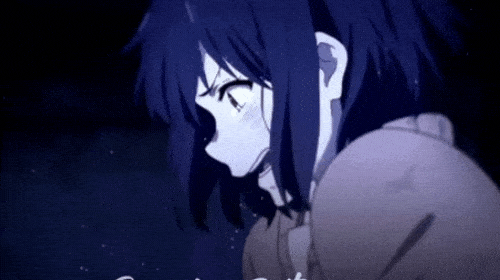 Crying Anime GIF