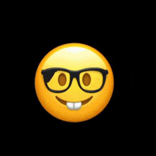 Nerd Emoji GIF