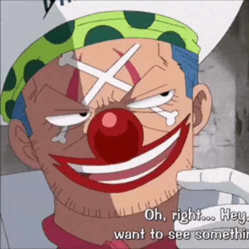 One Piece Buggy GIF