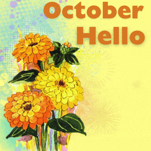 Welcome October GIF