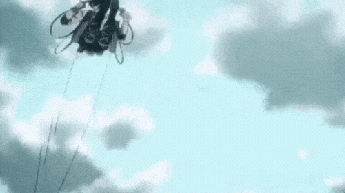 Mikasa Ackerman Jumping Down GIF 